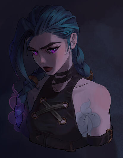 Bust - Jinx Fanart